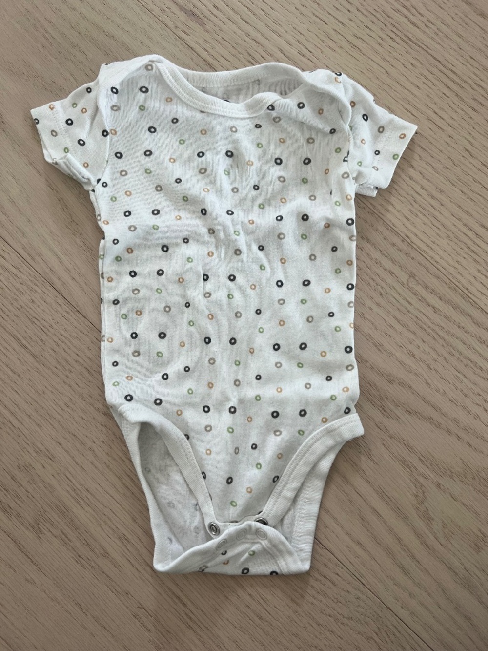 Baby Circle Print Bodysuit 0–3M